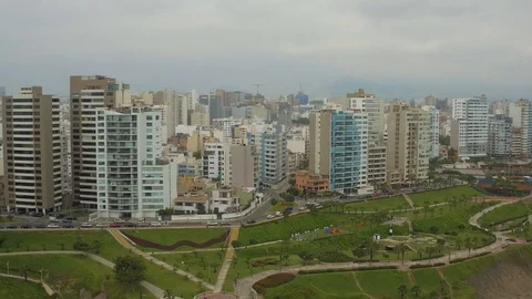 Lima Peru Aerial Stock Footage 71411880
