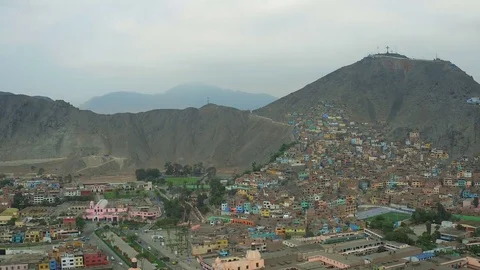 Lima Peru Aerial Stock Footage 71411919