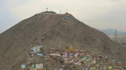 Lima Peru Aerial Stock Footage 71412312
