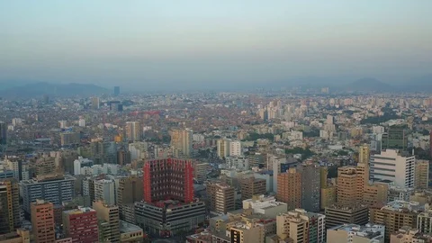 Lima Peru Aerial Video stock 71413312