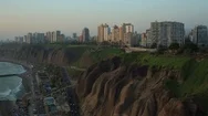 Lima Peru Aerial Stock Footage