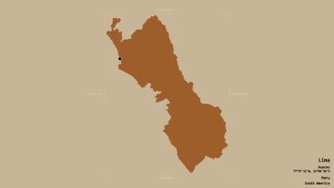 Lima - Peru. Bounding box. Pattern 스톡 일러스트