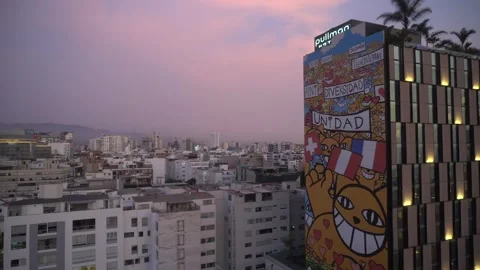Lima, Peru - March 14, 2026 - sunset timelapse of Miraflores 库存影片 336840922