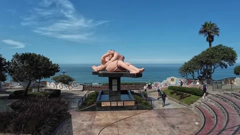 Lima, Peru - March 14, 2026 - the Love Park in Lima Stock-Footage 336900539