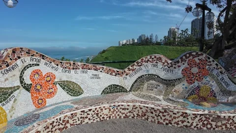 Lima, Peru - March 14, 2026 - the Love Park in Lima 库存影片 336901298