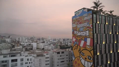 Lima, Peru - March 14, 2026 - the weathly neighborhood of Miraflores Stock-Footage 336906644