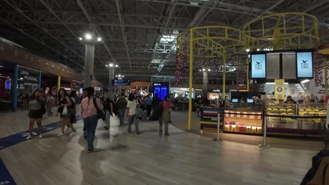 Lima, Peru - March 16, 2026 - the new Jorge Chavez International Airport Video stock 333448778