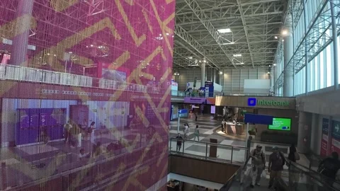 Lima, Peru - March 16, 2026 - the new Jorge Chavez International Airport Video stock 333448948