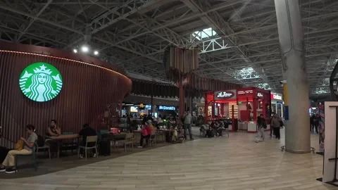 Lima, Peru - March 16, 2026 - the new Jorge Chavez International Airport Video stock 333449185