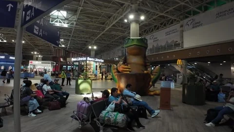 Lima, Peru - March 16, 2026 - the new Jorge Chavez International Airport Video stock 333449210