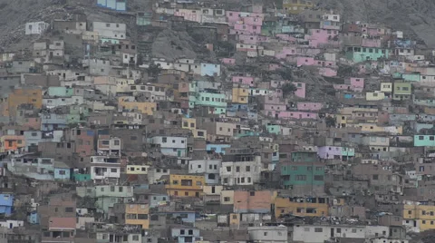 Lima Peru, poor people Stock Footage 40068461