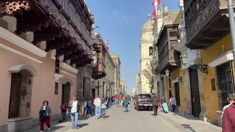 Lima Street Stock Footage 280136021