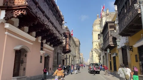 Lima Street Stock Footage 280136131