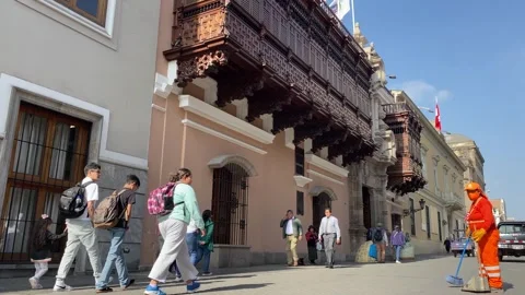 Lima Street Stock Footage 280136147