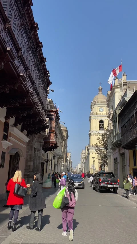 Lima Street Stock Footage 280136174