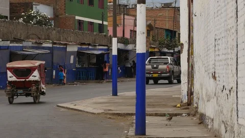 Lima Street, Poor Stock Footage 106458285