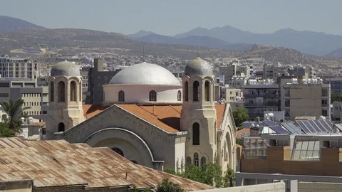 Limassol bildings Stock Footage 114114942