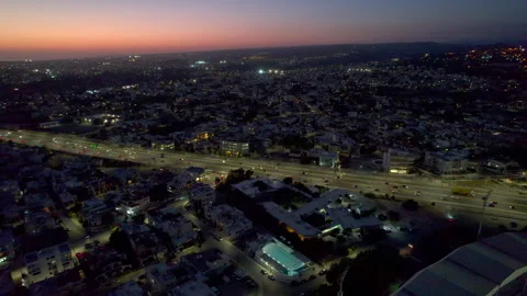 Limassol in the evening 2 Stock Footage 256684163