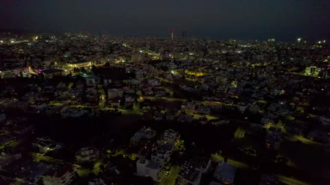 Limassol in the evening 5 Stock Footage 256683745