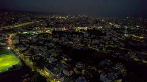 Limassol in the evening 6 Stock Footage 256683168