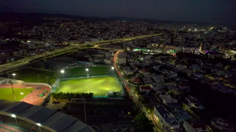 Limassol in the evening 8 Stock Footage 256682366