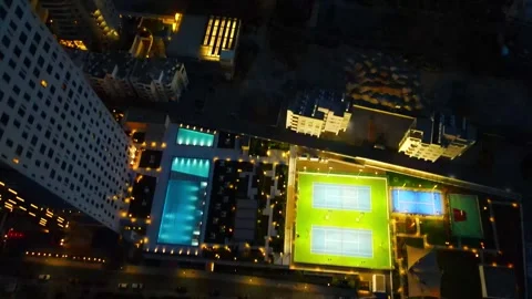 Limassol evening view of the city of Cyprus Video stock 310849092