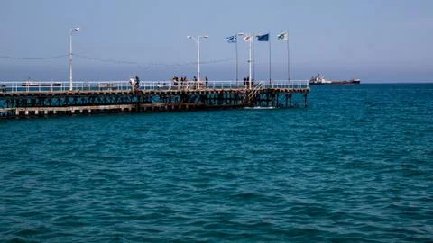 Limassol Pier Stock Photos