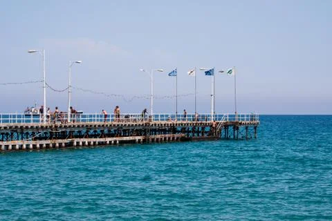 Limassol Pier Stock Photos