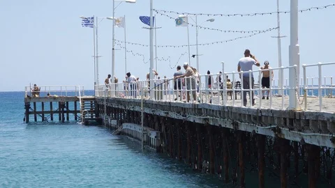 Limassol Sea front Timelaps Stock Footage 114117393
