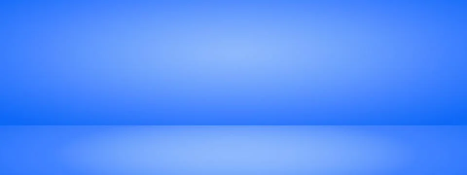 Limbo blue background. Abstract studio gradient bg. Modern banner with empt.. Stock Illustration