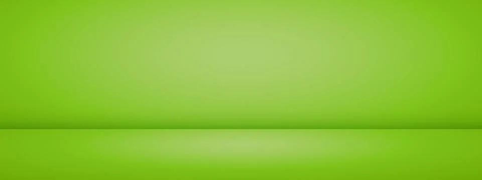 Limbo green background. Abstract studio gradient bg. Modern banner with emp.. Stock Illustration