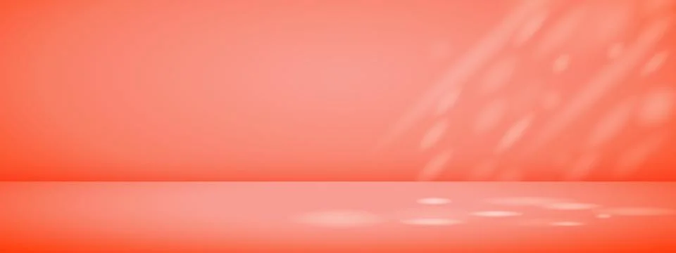 Limbo orange background with sun rays. Abstract studio gradient bg. Modern .. 库存插图
