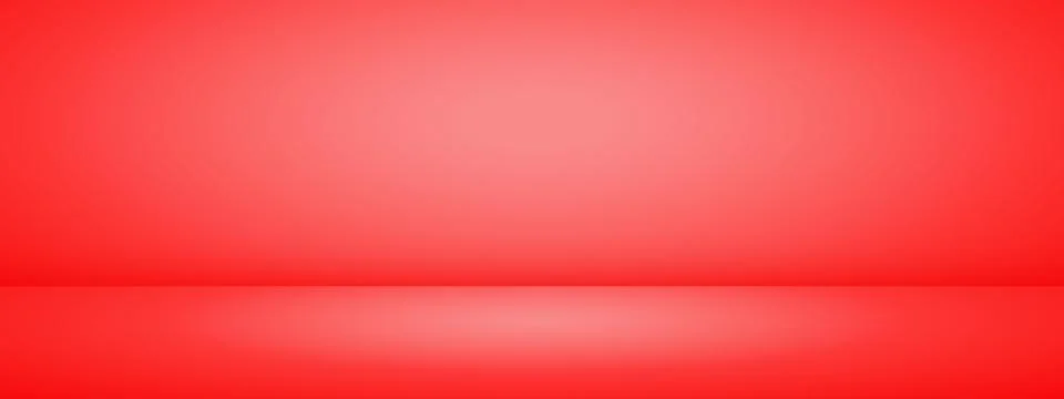 Limbo red background. Abstract studio gradient bg. Modern banner with empty.. 库存插图