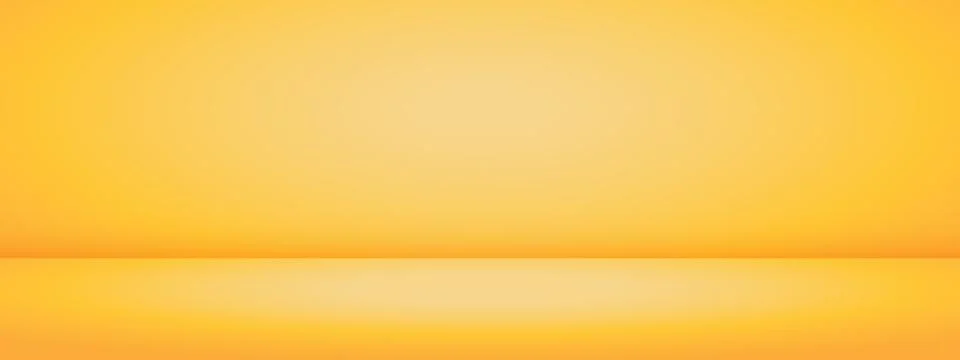 Limbo yellow background. Abstract studio gradient bg. Modern banner with em.. Stock Illustration