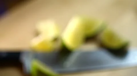 Lime 03: Squeeze the lime Stock Footage 8874191