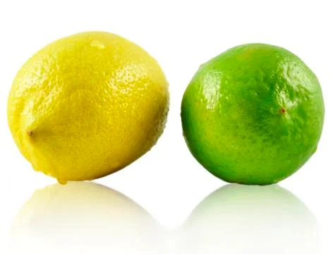 Lime and lemon Stock Photos