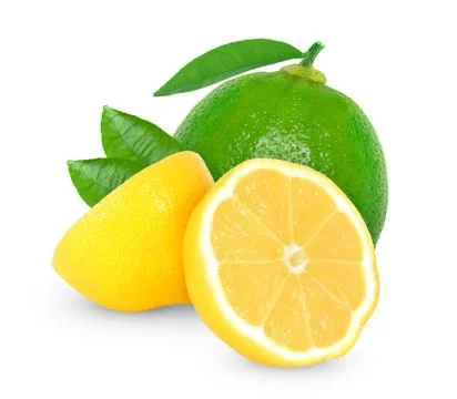 Lime and lemon Stock Photos