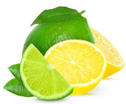 Lime and lemon Stock Photos