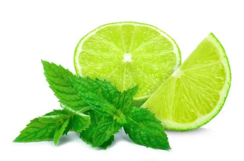 Lime and mint Stock Photos