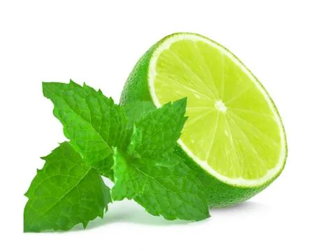 Lime and mint Stock Photos