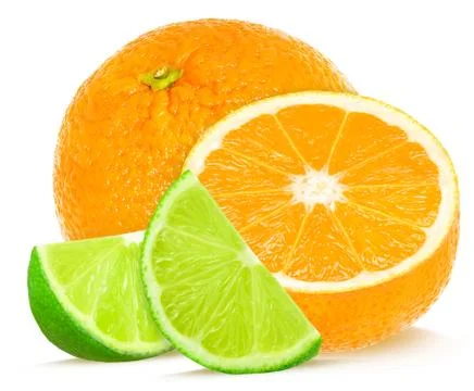Lime and orange Stock Photos