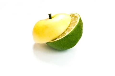 Lime &amp; apple Stock Photos