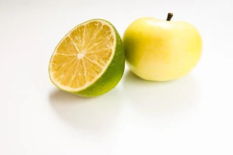 Lime &amp; apple Stock Photos