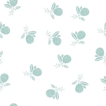 Lime blossom glyph seamless pattern 스톡 일러스트