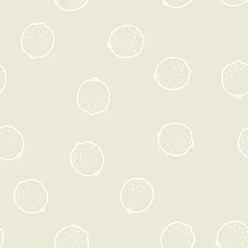 Lime citrus line seamless pattern Illustrazione stock