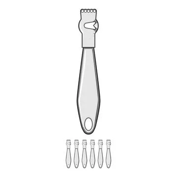 Lime citrus zester cartoon vector graphic Stock Illustration