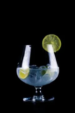 Lime Cocktail isolated Stock Photos