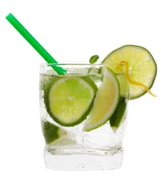 Lime cocktail Stock Photos