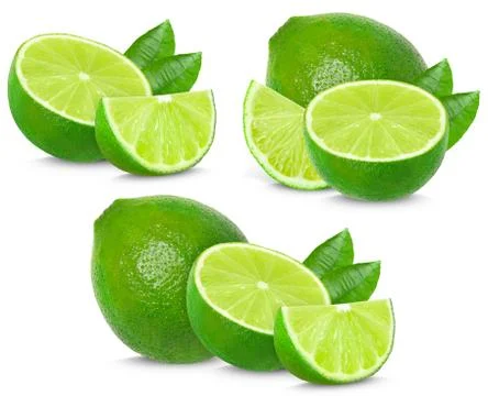 Lime collection Stock Photos