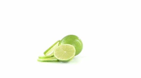 Lime cut in half Vidéo 23730522